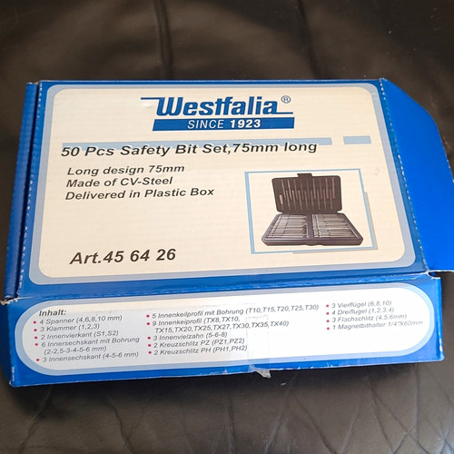 Wassfalia safety bit set - bit,
