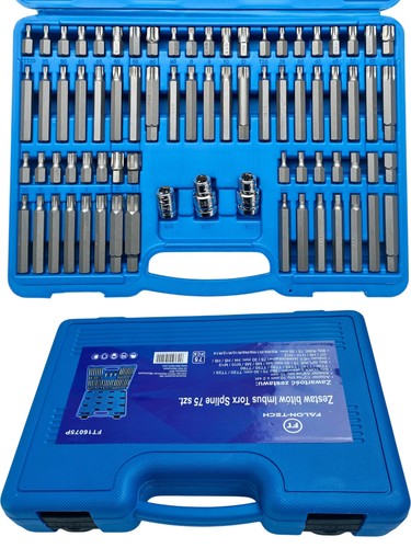 75tlg stecknuss bits set - set, für